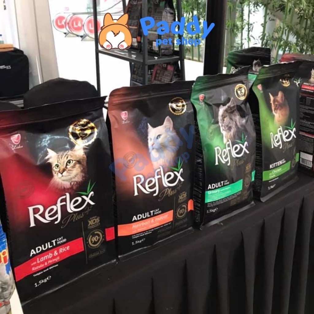[1.5kg] Hạt Reflex Plus Cho Mèo (Nhập khẩu Thổ Nhĩ Kỳ)
