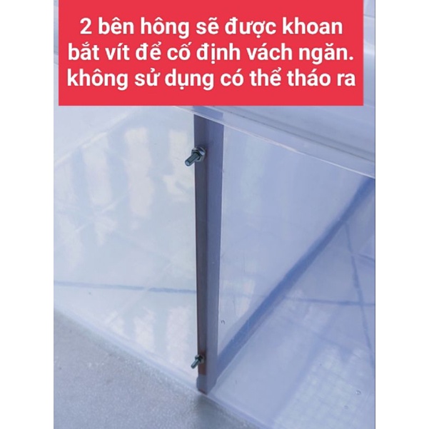 Thùng nhựa 10L-15L nuôi Hamster có vách ngăn đôi