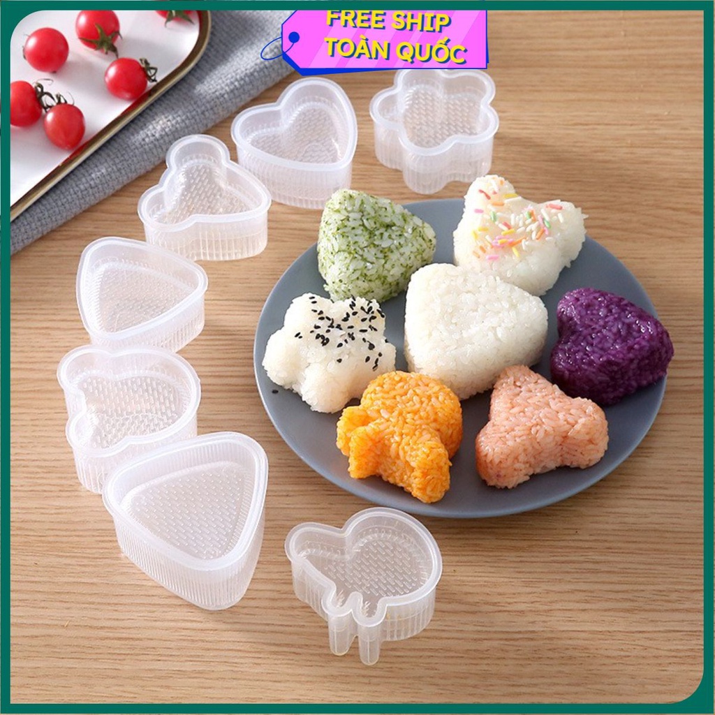 PVN30892 Khuôn làm cơm nắm Onigiri kiểu nhật cho bé T2 .
