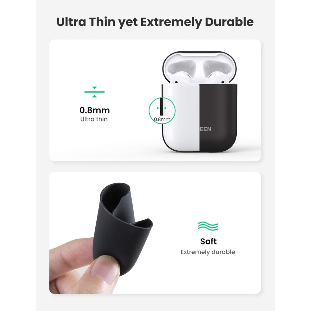 Hộp bảo vệ AirPods 1/2 silicon mềm cao cấp UGREEN 80479