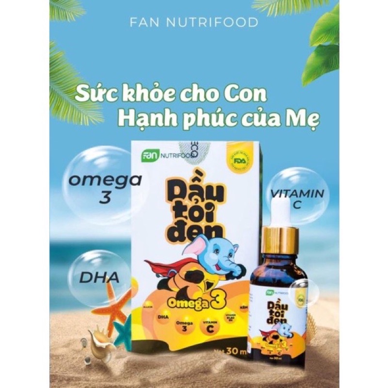 Dầu tỏi đen Omega 3