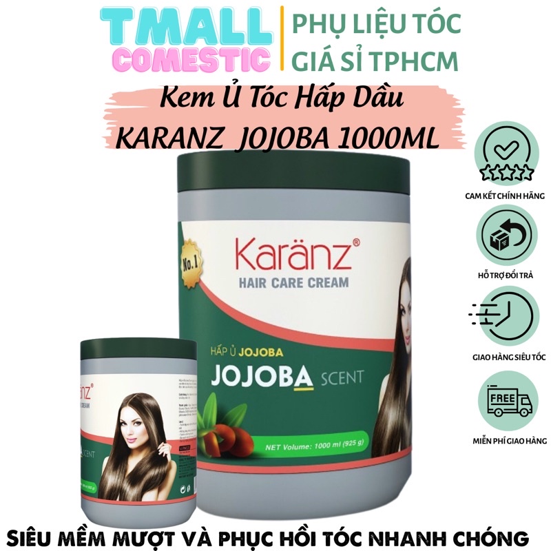 KEM Ủ TÓC HẤP DẦU TINH CHẤT JOJOBA KARANZ 1000ML