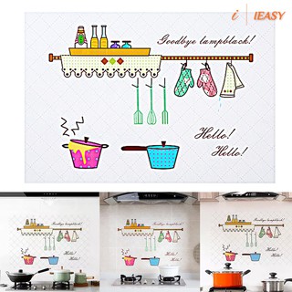 Sticker Dán Tường Nhà Bếp Chịu Nhiệt Chống Dầu Mỡ 60x90cm