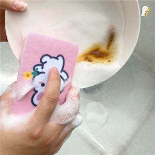[Hàng có sẵn] Miếng rửa chén dễ thương Korea