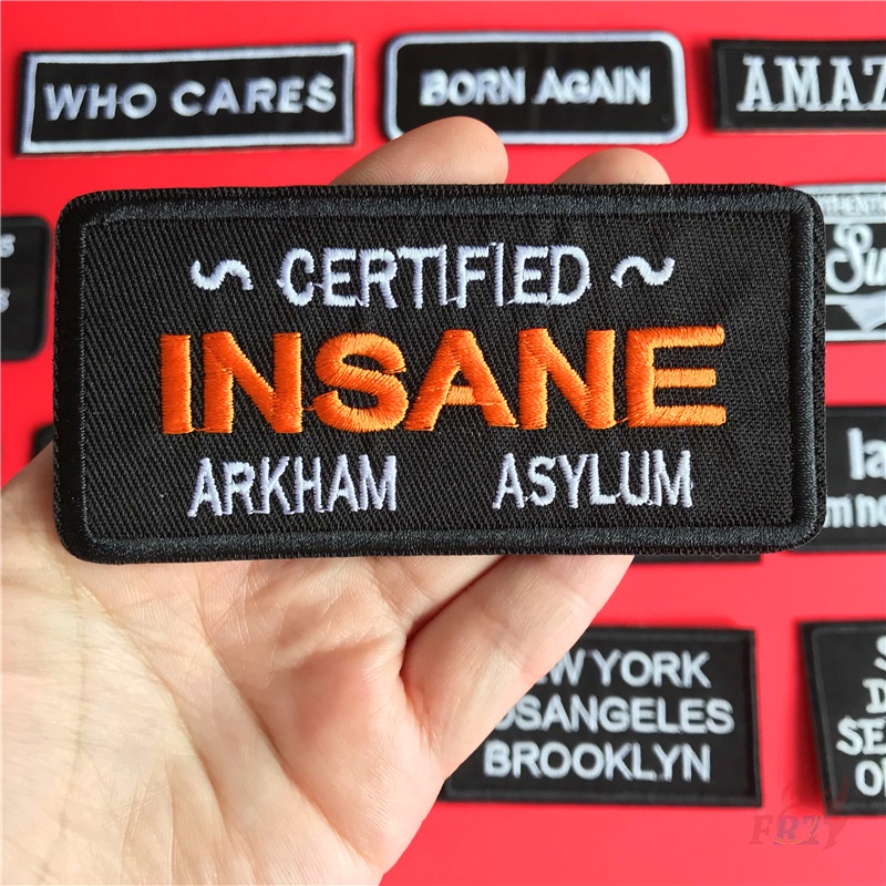 Miếng ủi thêu trang trí chữ tiếng anh thời trang 20 kiểu tùy chọn