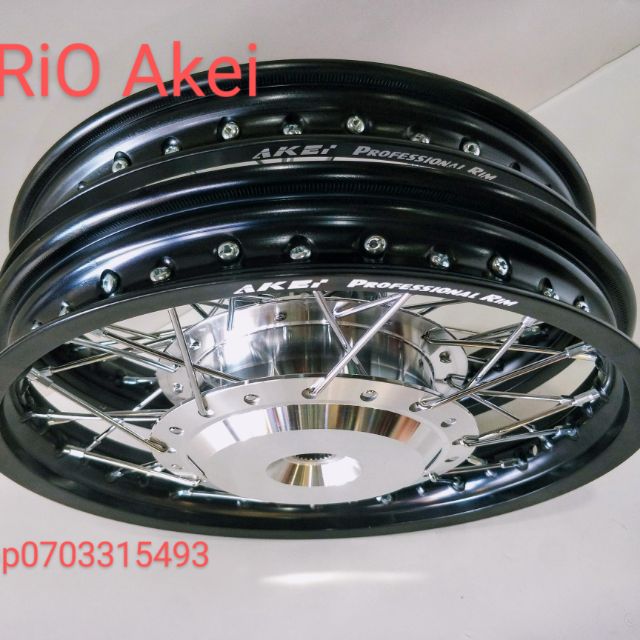 BÁNH CĂM VARiO150,125, AB,ViSON... Niền Nhôm AKei14 Sài lại Vỏ Zin