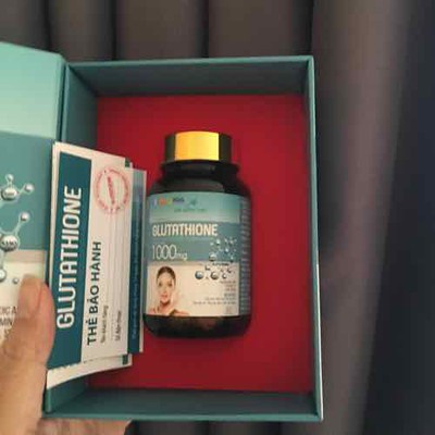 Viên uống trắng da Glutathione 1000mg, viên uống glutathione mịn da tự tin tỏa sáng - Hộp 30 Viên