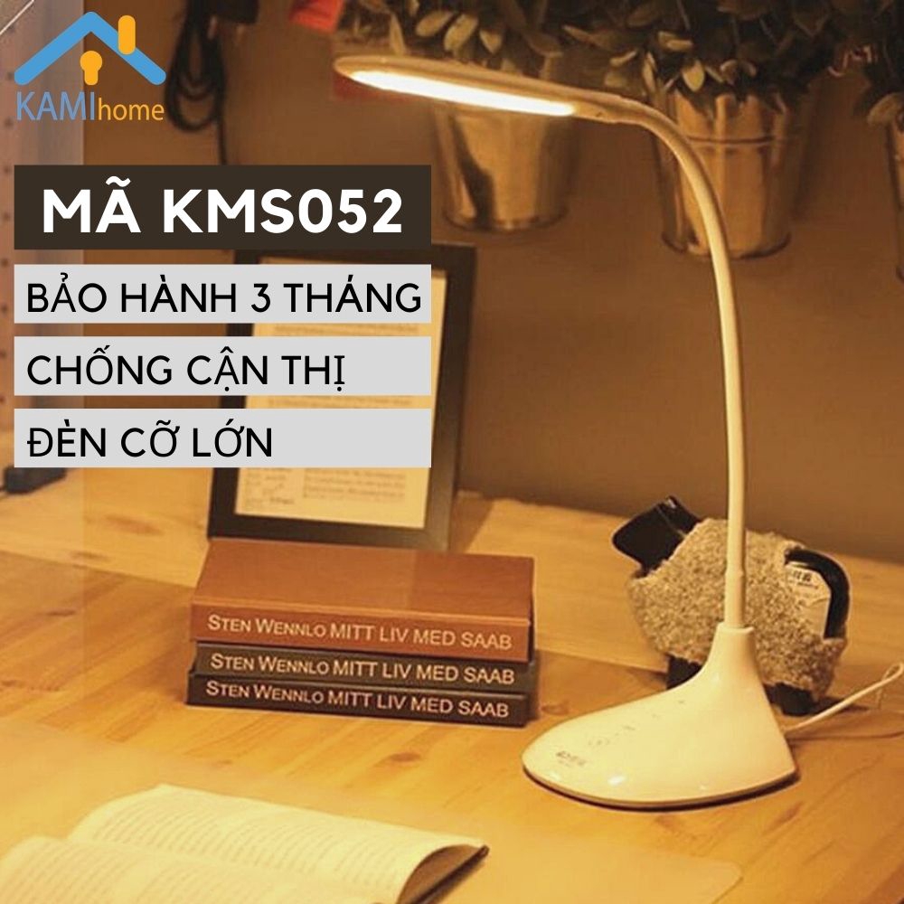 Đèn học để bàn chống cận thị ánh sáng Vàng tự nhiên cỡ lớn chuyên nghiệp KMS059