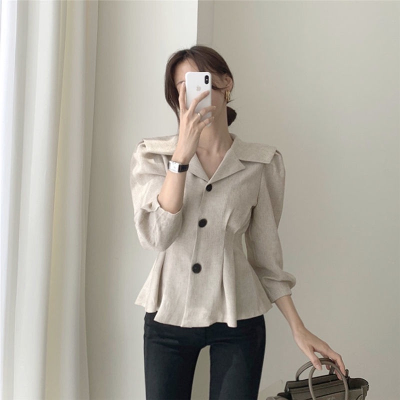 Áo Khoác Kiểu Hàn Quốc Chất Lượng Cao Thiết Kế Trang Nhã Cho Nữ