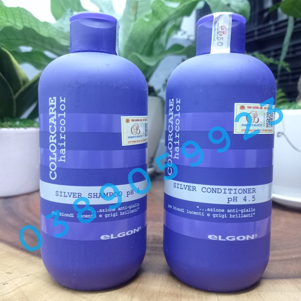 [Chính hãng] [Siêu rẻ]Dầu Xả Chăm Sóc Tóc Tẩy Trắng, Bạch Kim Elgon Silver Colorcare Conditioner 300ml