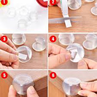 Miếng Bọc Cạnh Bàn Silicon