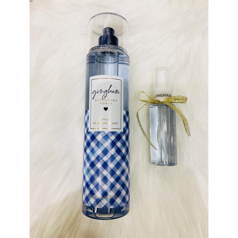 (33ML) XỊT THƠM GINGHAM BATH & BODYWORKS (CHUẨN AUTH)