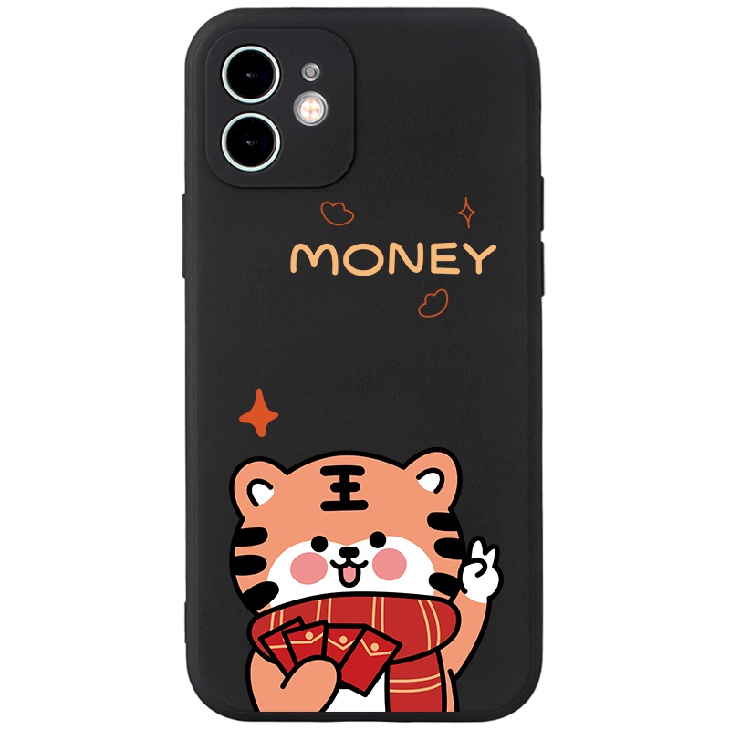 Ốp lưng JURSUE hoạt hình cặp đôi dễ thương đẹp cho iPhone 13 12 11 Pro Max SE 2020 X XR XS 8 7 ip 6S 6 Plus kute Y1776