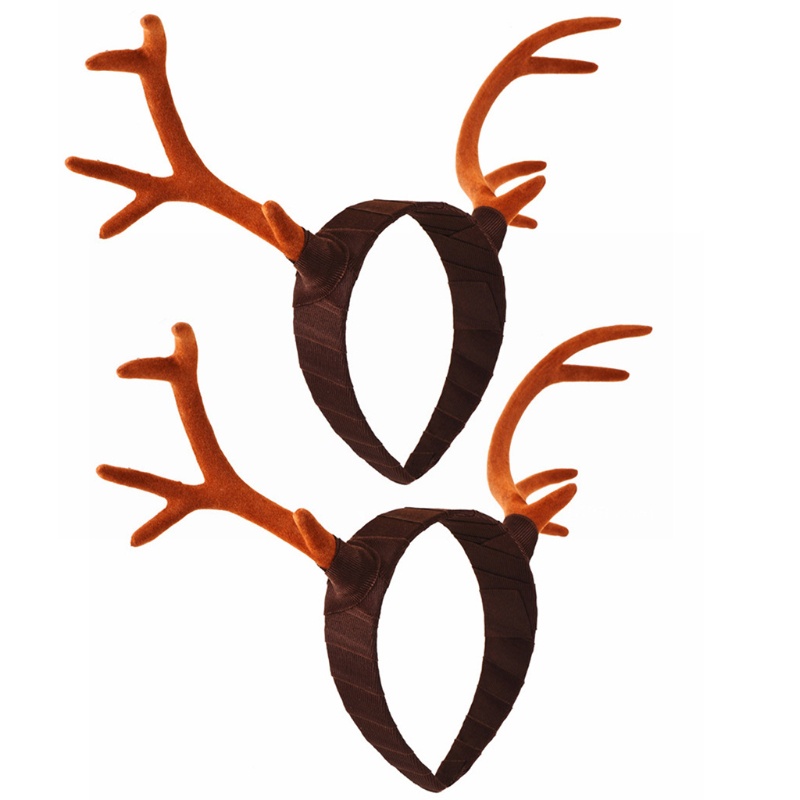 Flgo Băng Đô Rửa Mặt / Trang Điểm Mềm Mại Hình Sừng Hươu Giáng Sinh Đáng Yêu Dành Cho Bé Gái