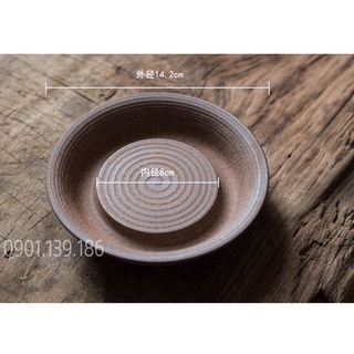 Đế( thuyền) để ấm trà cao cấp.