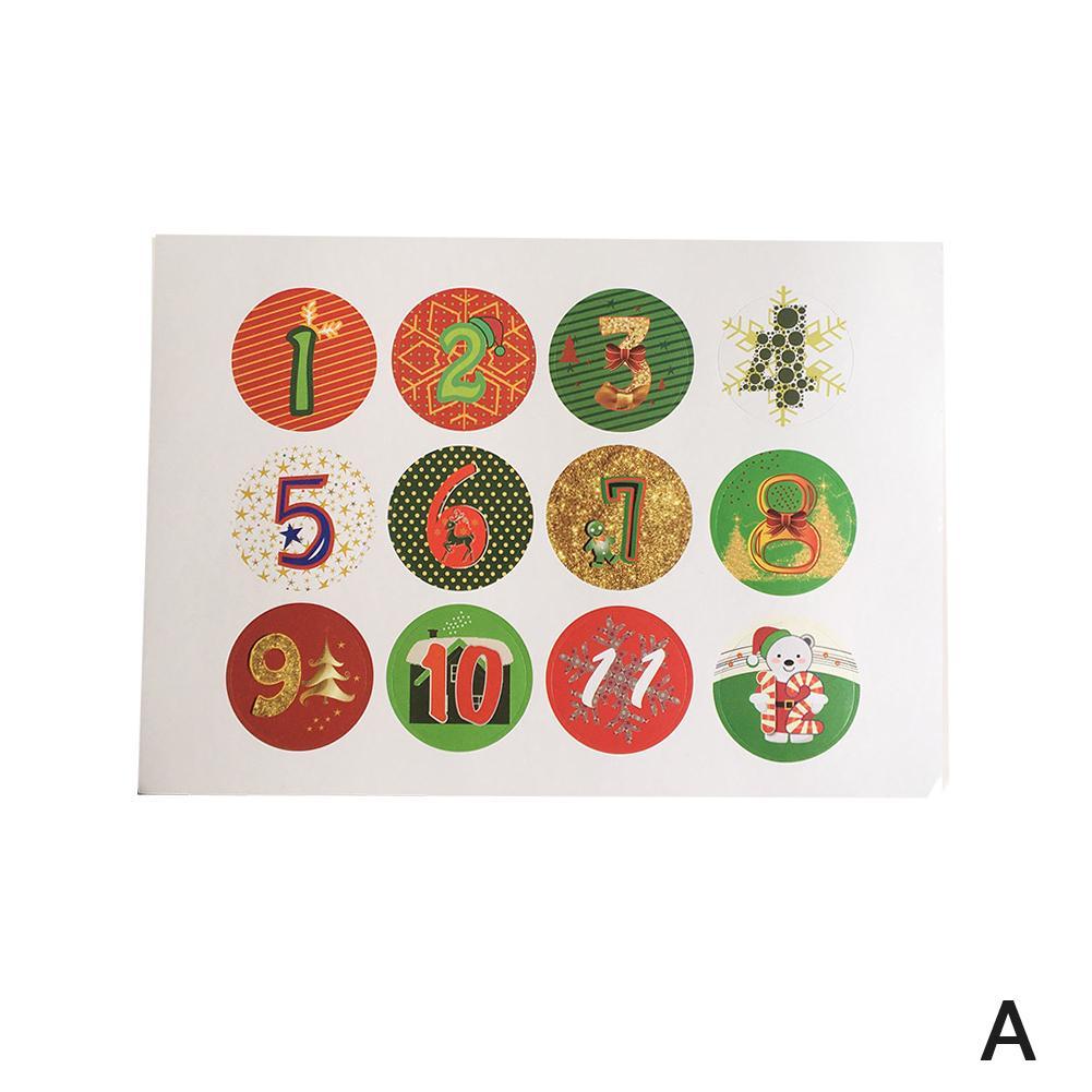 1 Sticker Số Dán Trang Trí Giáng Sinh O3V5