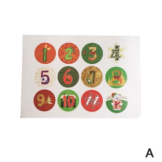 1 sticker số dán trang trí giáng sinh o3v5