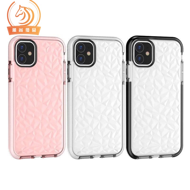 Ốp Điện Thoại Họa Tiết Vân Kim Cương Pha Lê Sang Trọng Cho Iphone 11 Case Se Ix Xr Xsmax 11pro I6 I7 8plus