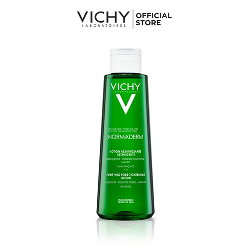 Nước cân bằng dành cho da dầu, da mụn Normaderm Purifying Pore – Tightening Vichy 200ml