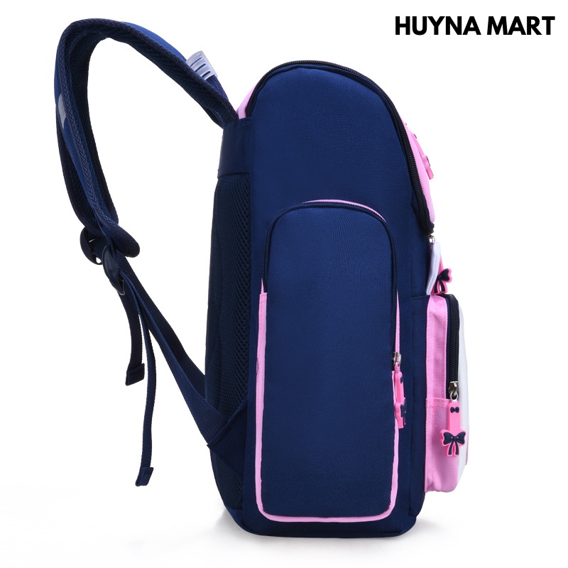 Balo Học Sinh Tiểu Học Cho Bé Trai Bé Gái Chống Gù Chống Nước Có Phản Quang Mới 2021 HUYNA MART BL01