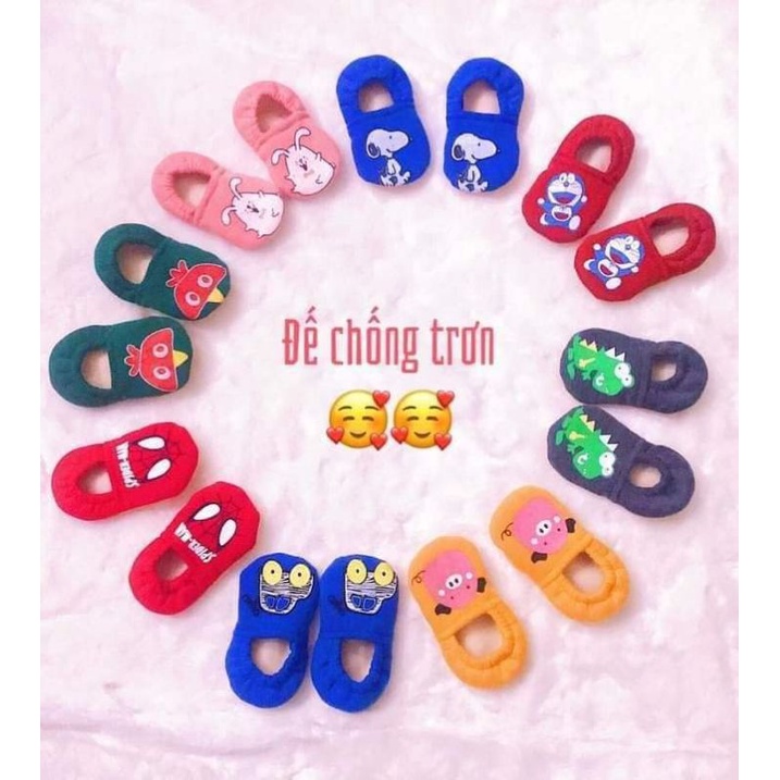 Giày nỉ bông chống trơn