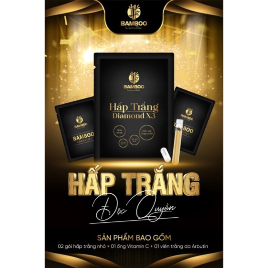 🍀Bật tone ngay lần đầu🍀 Hấp trắng Bamboo dành cho face & body