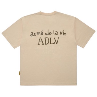 [ADLV] GLOSSY BASIC LOGO BEIGE - ÁO THUN ADLV