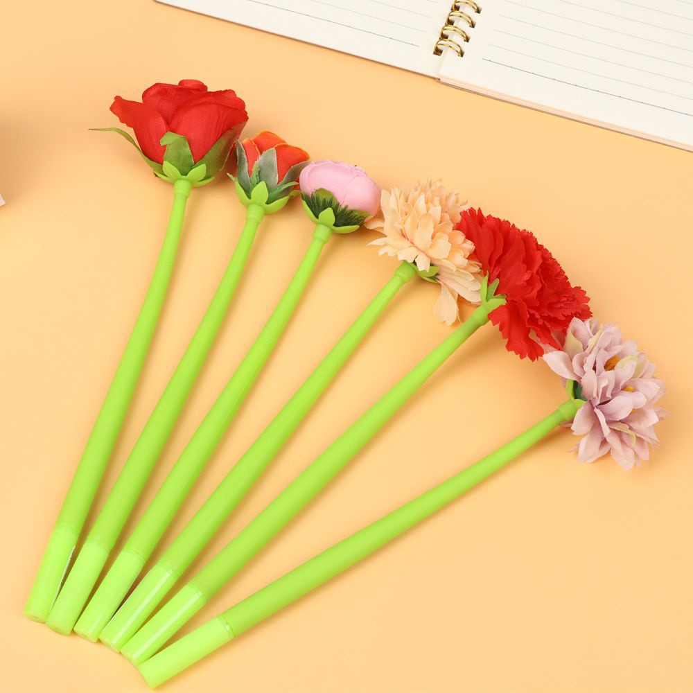 Bút Bi Gel Silicone Trung Tính Ngòi 0.5mm Màu Đen