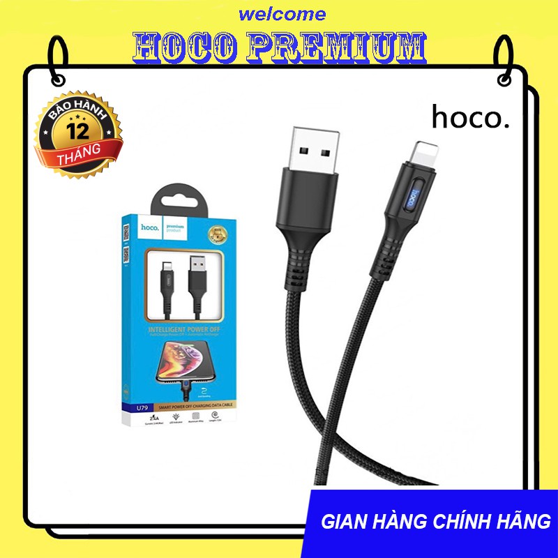 CÁP TỰ NGẮT HOCO U79 DÙNG CHO IPHONE/IPAD - CHÍNH HÃNG