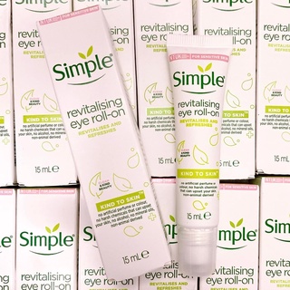 Lăn Dưỡng Mắt Simple Kind To Eyes Revitalising Eye Roll-On 15ml