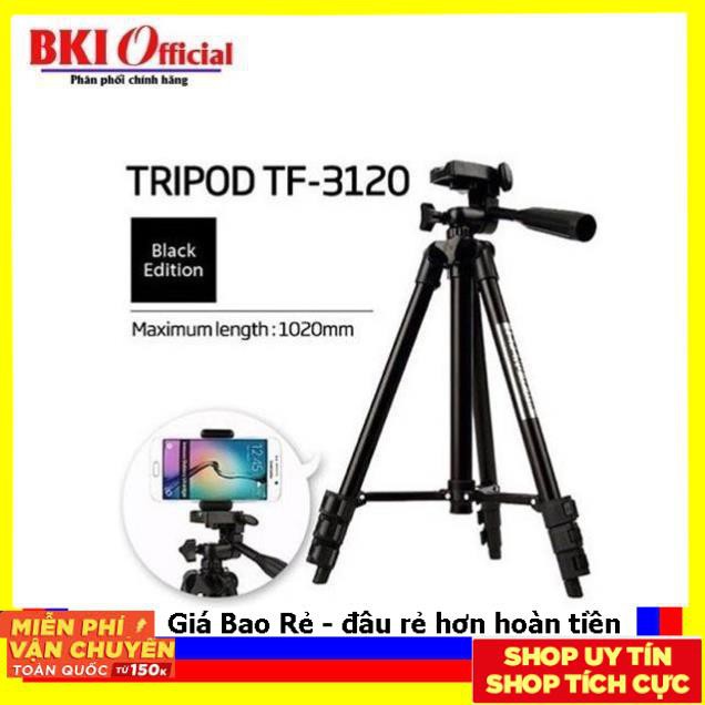 Trợ giá rẻ vô địch 2021 “”Gậy Tripod 3120 tặng kẹp điện thoại