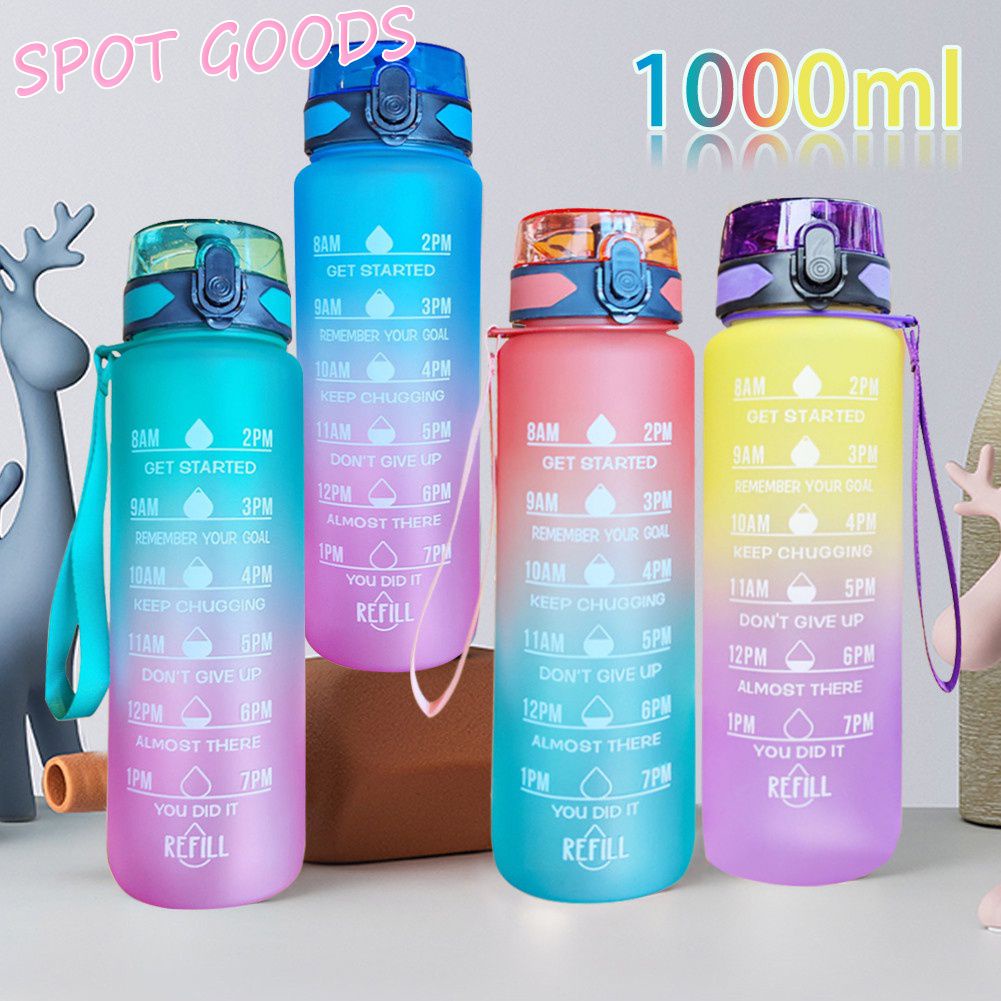Loa Di Động Ngoài Trời Thể Thao Nước Công Suất Lớn Gradient Bình Nước Với Dây 1000Ml (Galaxy1)
