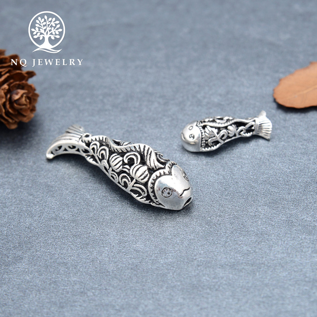 Charm bạc hình con cá - NQ Jewelry