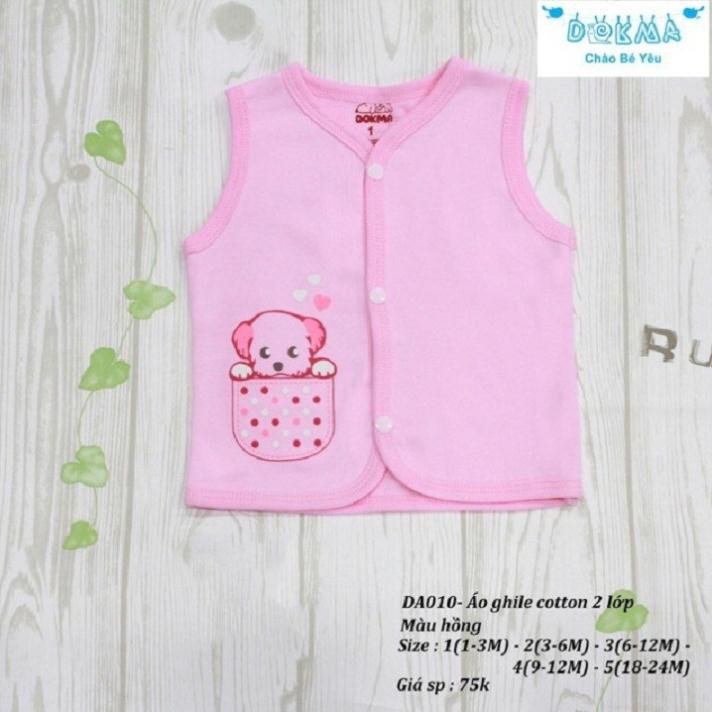 ÁO GILE COTTON 2 LỚP Dokma DA010