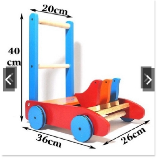 Xe Tập Đi Bằng Gỗ Cho Bé (tập đi 3 con chim)