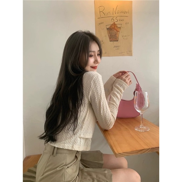 Áo kiểu buộc nơ eo cổ V dễ thương_Áo điệu nhữ hottrend