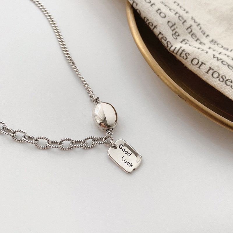 Sang trọng Phụ nữ Hàn Quốc Lucky Beanie Vòng cổ Thời trang Cá tính Chuỗi Vòng cổ