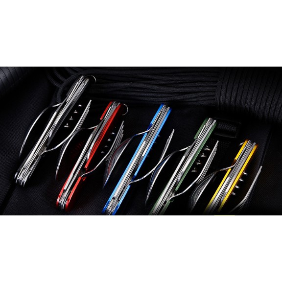 Tool Đa Năng Cấm Trại - Muỗn Nĩa Có Thể Tách Rời - Đa Dụng - Thép 2Cr13