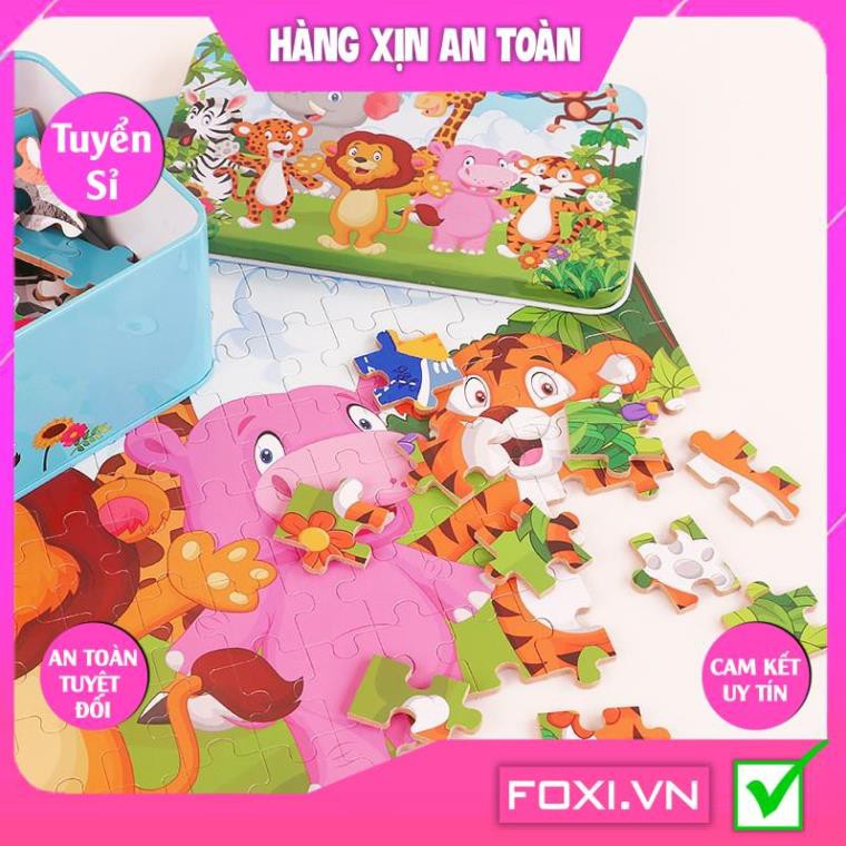 Tranh xếp hình-ghép hình 200 miếng gỗ puzzle nhiều chủ đề-Đồ chơi cho trẻ-phát triển trí tuệBé vừa chơi vừa học thú vị