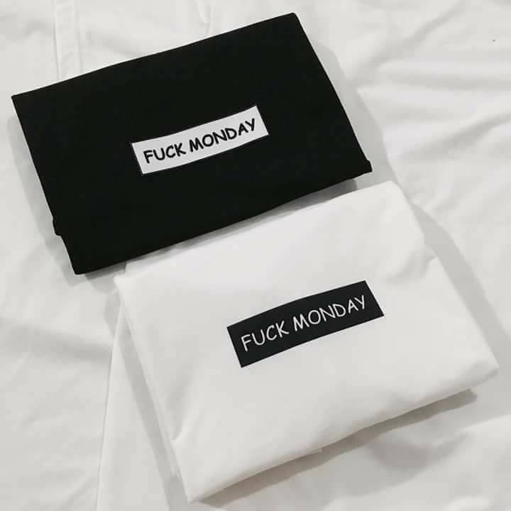 UNISEX - ÁO THUN FUCK MONDAY