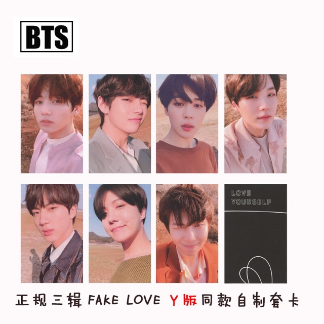 (CÓ SẴN) Set card album BTS Love Yourself “Tear” 4 Ver BTS