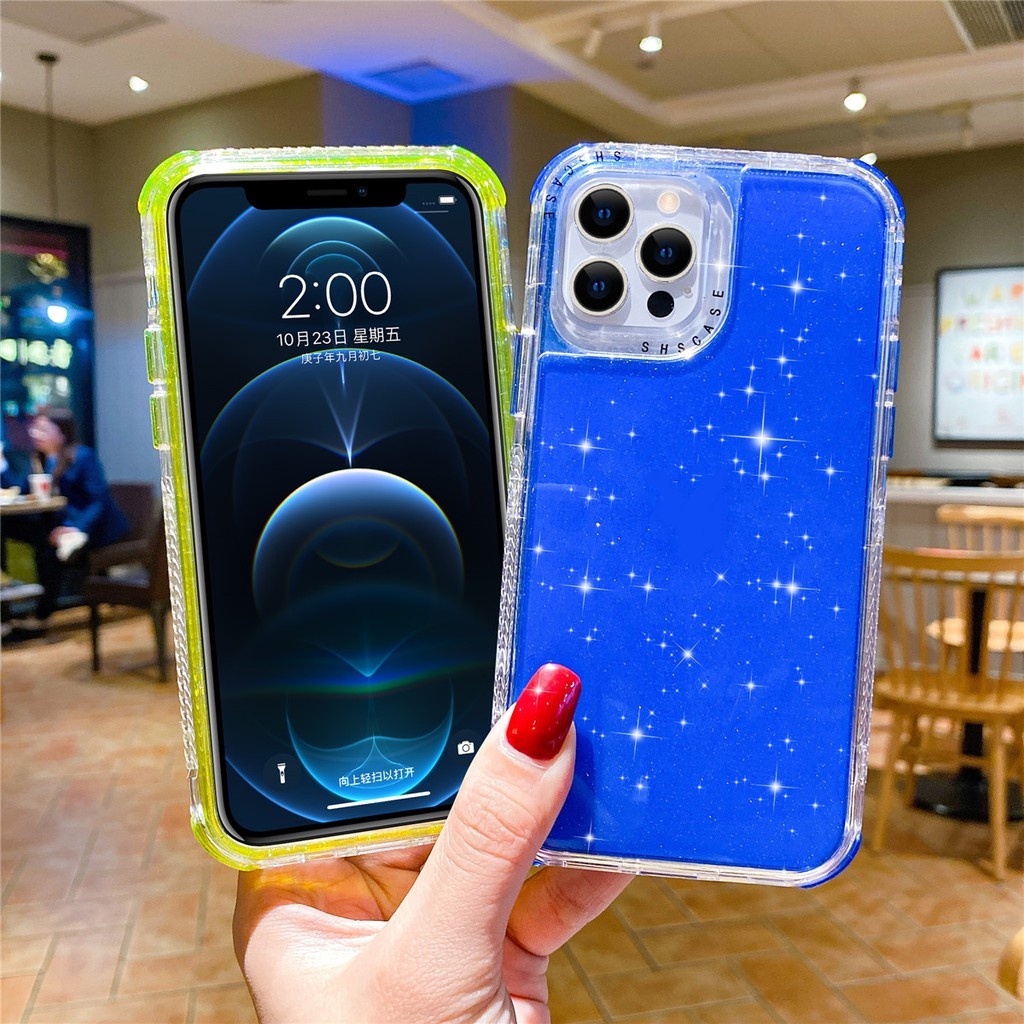 Ốp điện thoại màu sắc thời trang thích hợp cho Iphone 12 Pro 11 13 Xs Max Xr 6 7 8 Plus 11 13 Pro Max