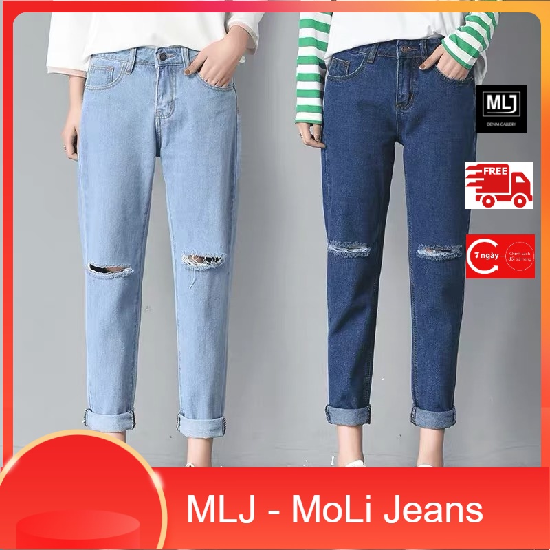 Quần Baggy rách gối CÓ BIG SIZE