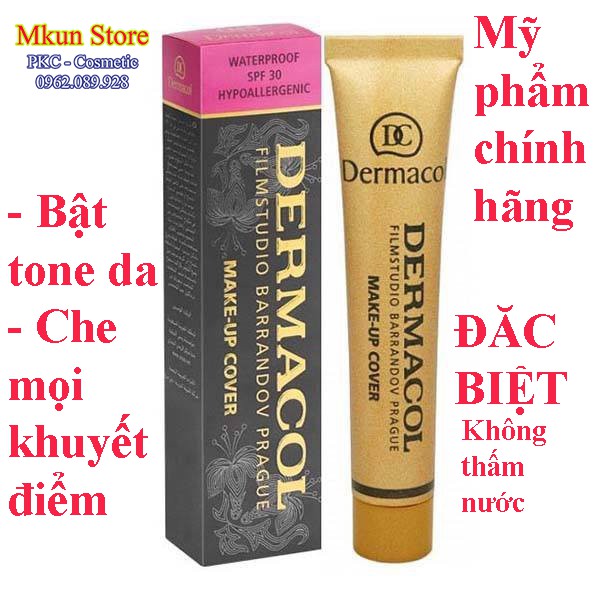 Kem Che Khuyết Điểm Dermacol che được mọi khuyết điểm trên khuôn mặt