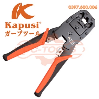 KÌM BẤM ĐẦU DÂY MẠNG LAN. DÂY MẠNG (KAPUSI) (K-9003) CHÍNH HÃNG DC-TOOLSS (SỈ)