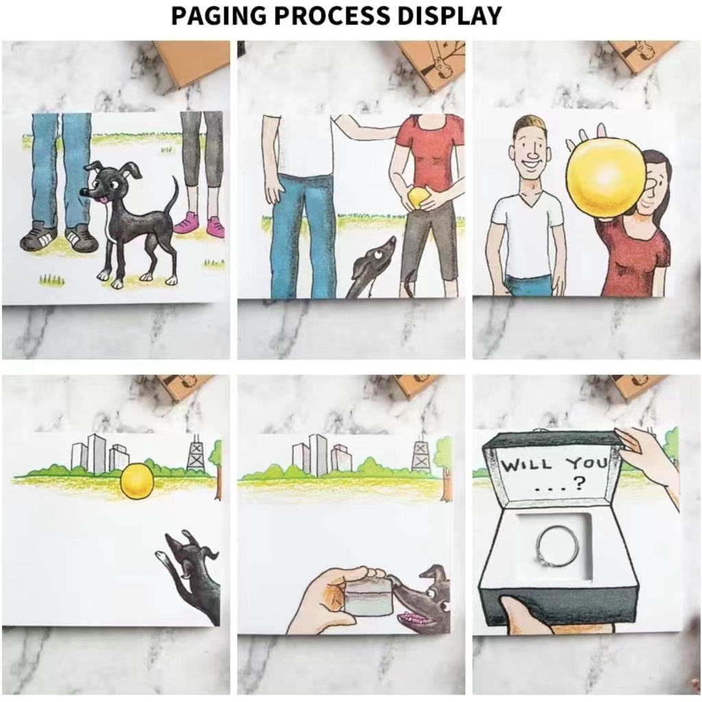 Sổ Tay  Có Nhẫn Ẩn Làm Quà Tặng Valentine / Đám Cưới Cho Cặp Đôi