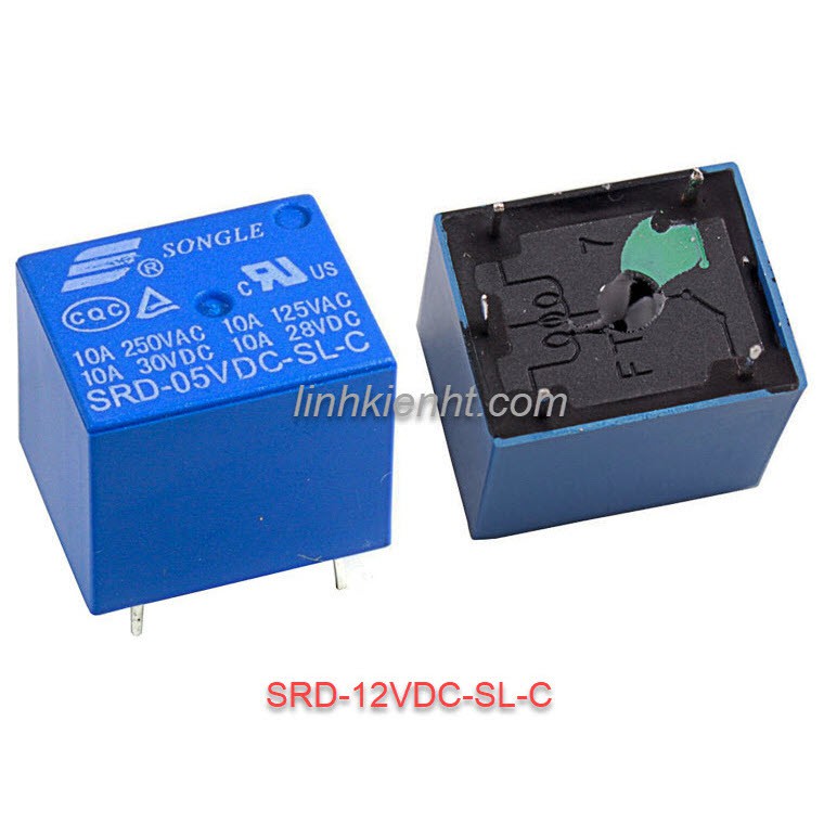 RƠ LE 5V / 12V RELAY 5V / 12V SRD-05VDC-SL-C SRD-12VDC-SL-C