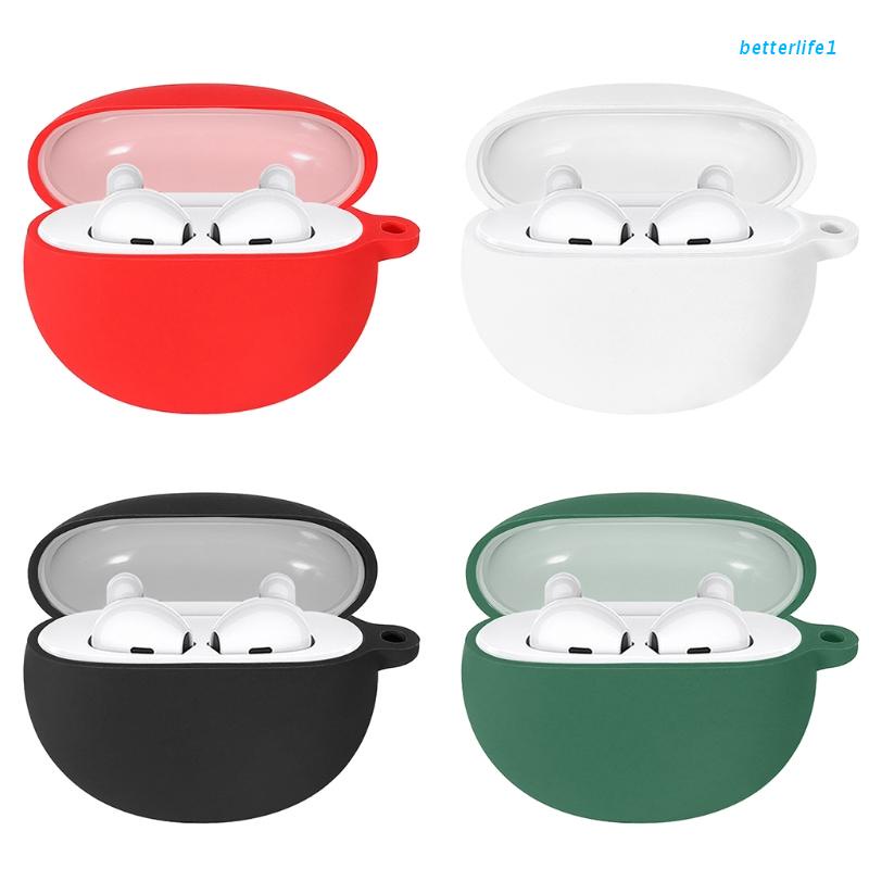 Vỏ bảo vệ hộp sạc tai nghe Oppo Enco Air bằng silicon kèm móc khóa tiện dụng