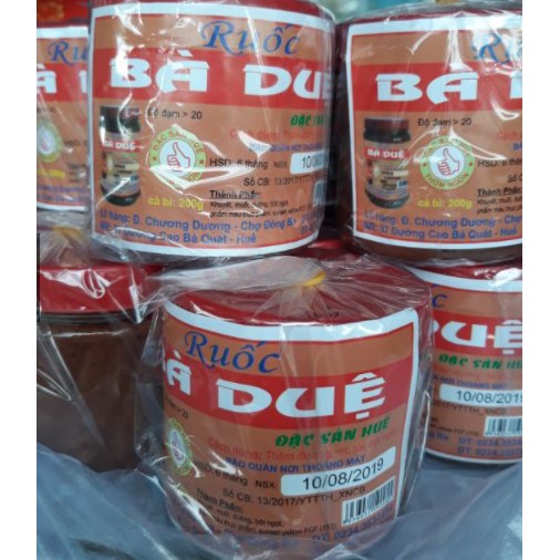 RUỐC BÀ DUỆ 200GRAM_ ĐẶC SẢN HUẾ MÍT TÂY