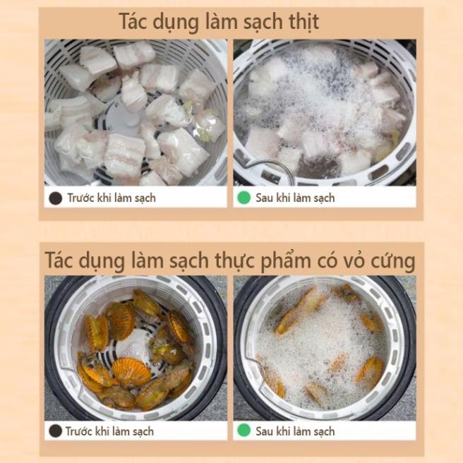 Máy khử khuẩn thực phẩm Dr.Ozone DR100 khử độc khử trùng đa năng với 7 chế độ làm sạch thông minh- Bảo hành chính hãng